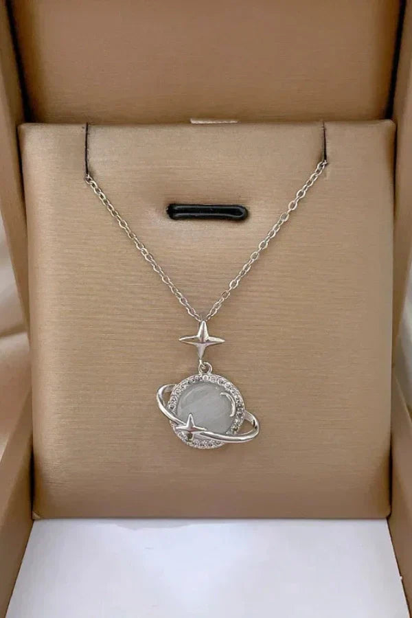 Willow - Opal Planet Star Celestial Necklace