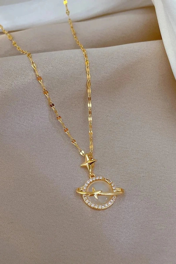 Willow - Opal Planet Star Celestial Necklace