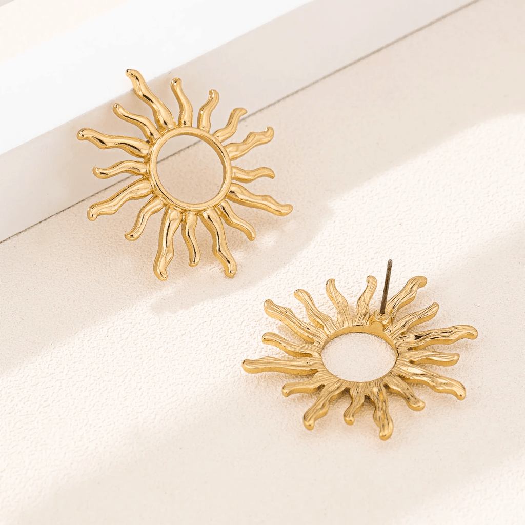 Krista - Sun Stud Earrings