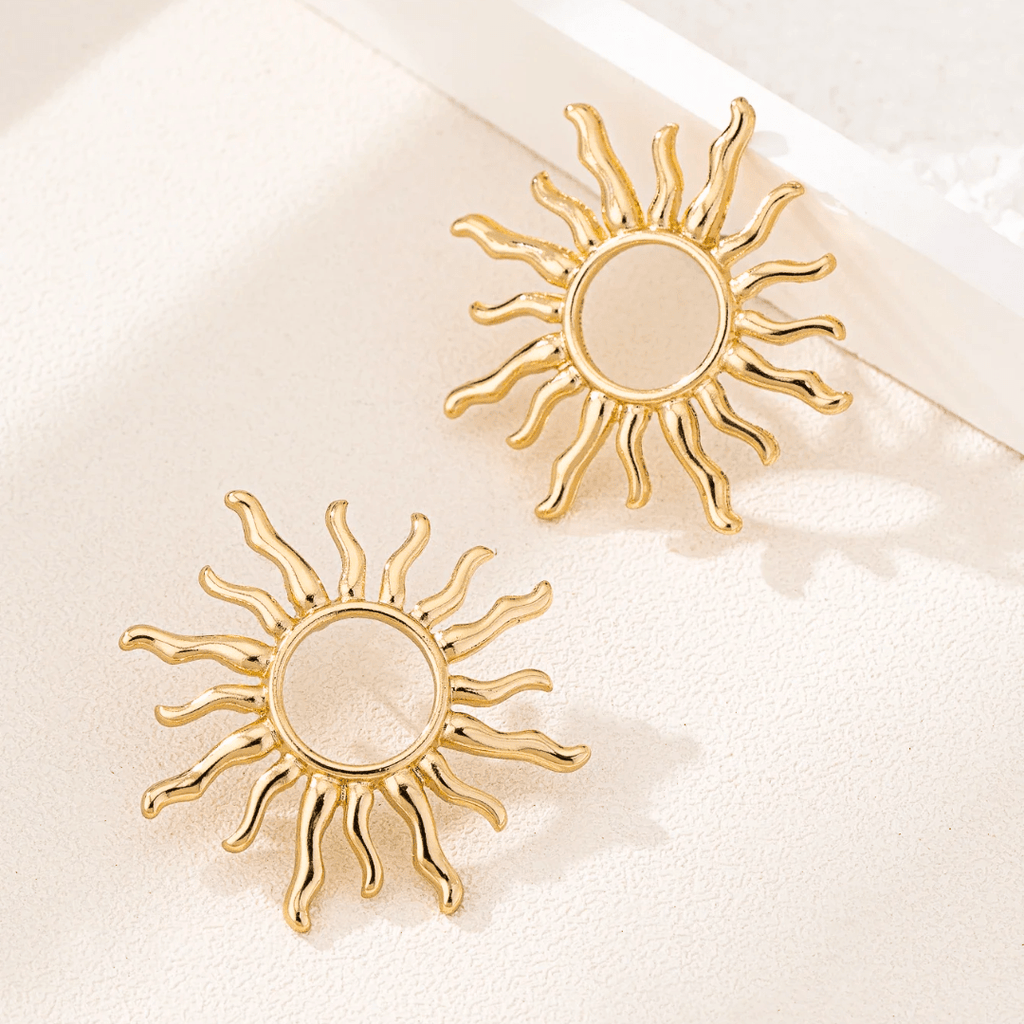 Krista - Sun Stud Earrings