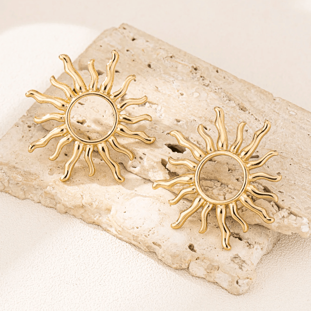 Krista - Sun Stud Earrings